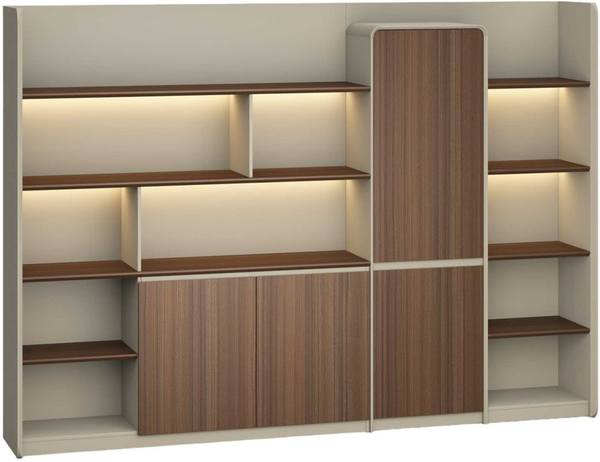 Шкаф RFG Savona, 2800 х 435 х 2000 mm, ПДЧ, дъб и сивона ниска цена с бърза доставка - BestPC.BG