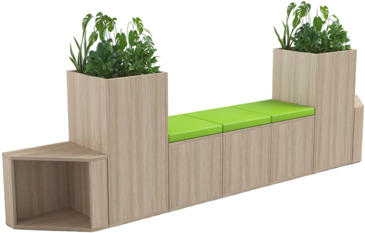 Композиция RFG PDM-K6, 2800 х 400 х 799 mm, ПДЧ 18 mmна ниска цена с бърза доставка - BestPC.BG