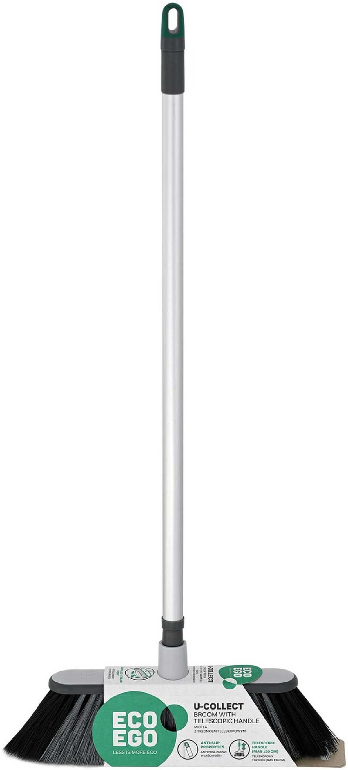 Почистващ продукт York Четка за почистване на под Eco Ego U-Collect, с дръжка, 130 cmна ниска цена с бърза доставка - BestPC.BG