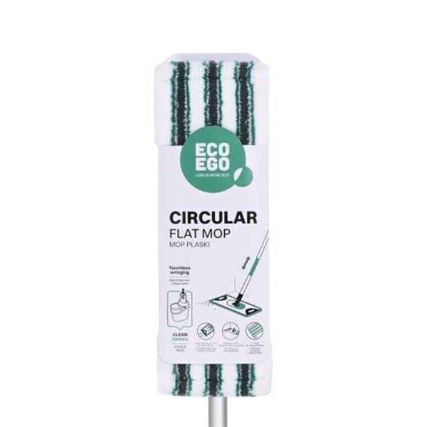 Почистващ продукт York Моп Eco Ego Circular, 40 х 15 cm, с държач и дръжка, 137 cmна ниска цена с бърза доставка - BestPC.BG