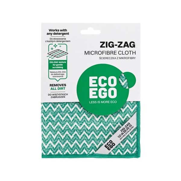 Почистващ продукт York Кърпа Eco Ego Zig-Zag, микрофибърна, 35 х 35 cmна ниска цена с бърза доставка - BestPC.BG