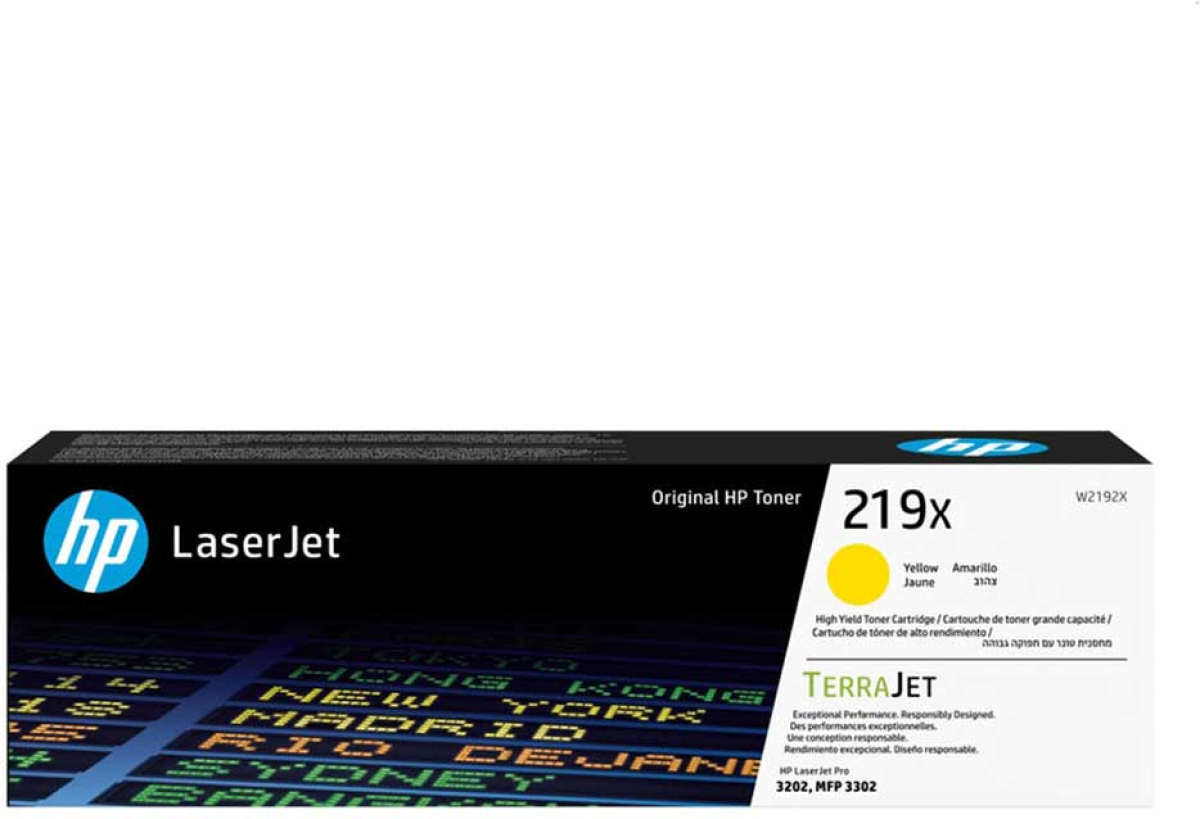 HP Тонер W2192X, 219X, LJ PRO 3302, 2500 страници-5%, Yellowна ниска цена с бърза доставка - BestPC.BG