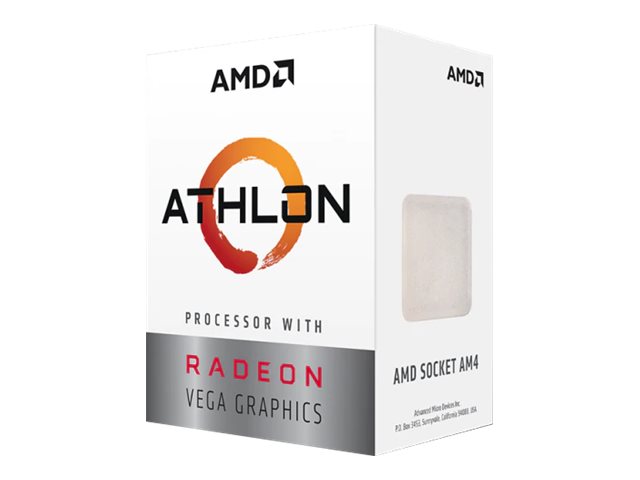 Процесор AMD Athlon 3000G Radeon Vega 3 BOXна ниска цена с бърза доставка - BestPC.BG