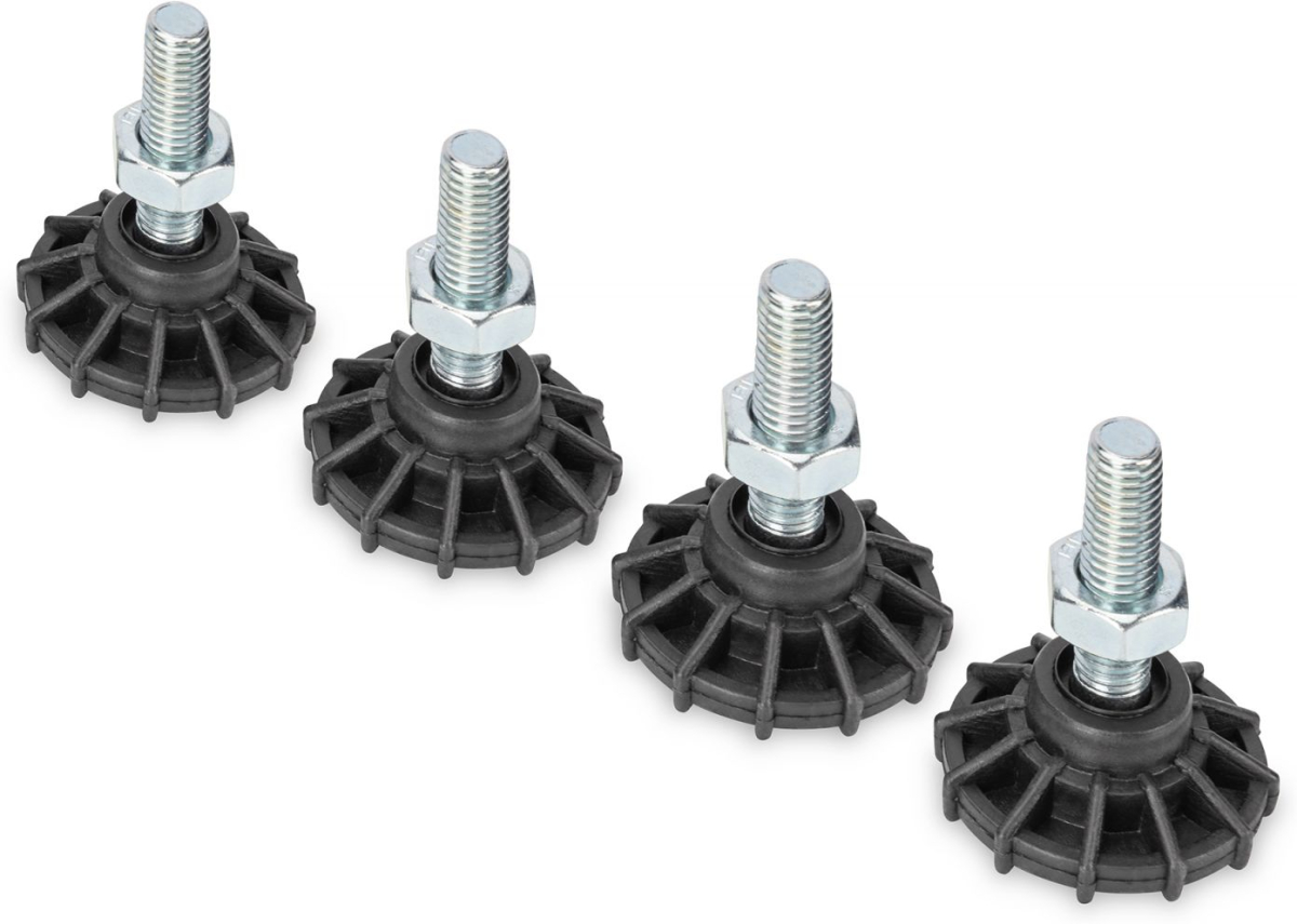 Аксесоар за шкаф DIGITUS DN-19 FEET :: Нивелиращи крачета за комуникационен, 4 бр.на ниска цена с бърза доставка - BestPC.BG