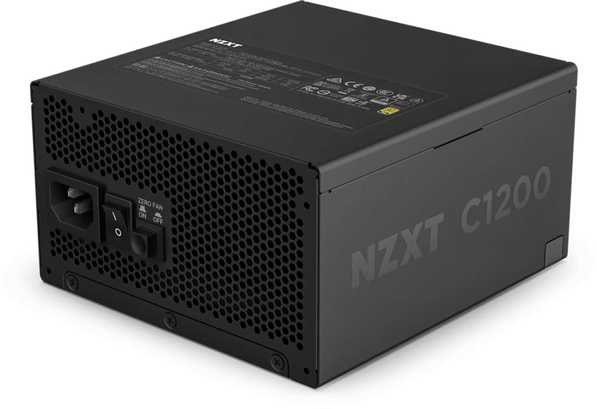 Захранващ блок NZXT C1200, 1200W 80+ Gold ATX 3.1 - Fully Modularна ниска цена с бърза доставка - BestPC.BG