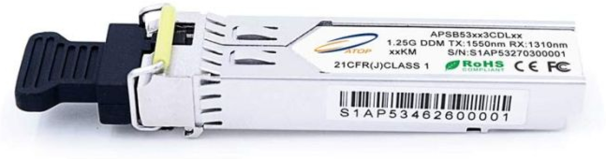 SFP Модул Atop, BIDI SFP, 155M, TX:1550, RX:1310 SC 20km — APSB53013CDS20на ниска цена с бърза доставка - BestPC.BG