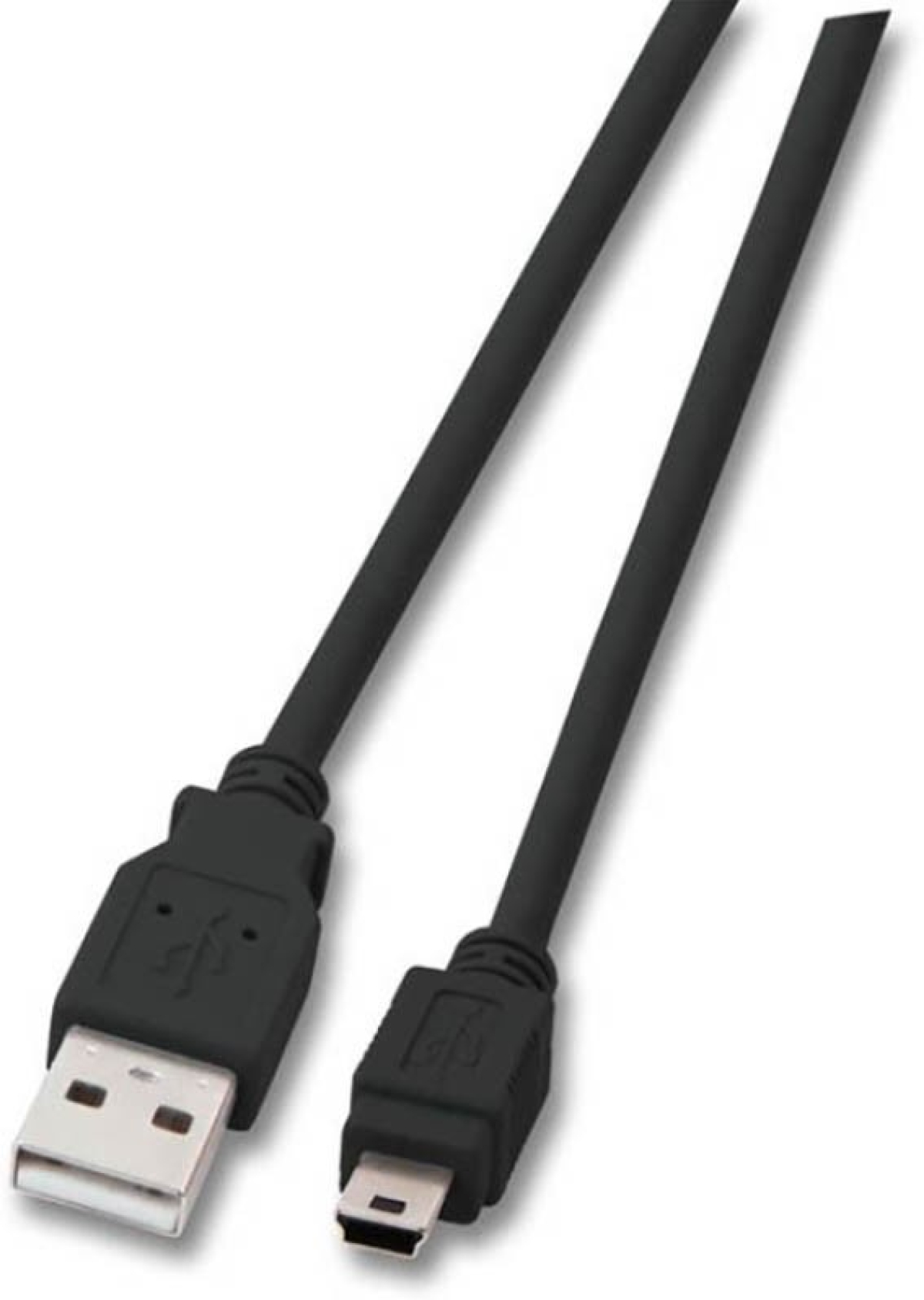USB 2.0 свързващ кабел, A Plug към Mini-B Plug, черенна ниска цена с бърза доставка - BestPC.BG
