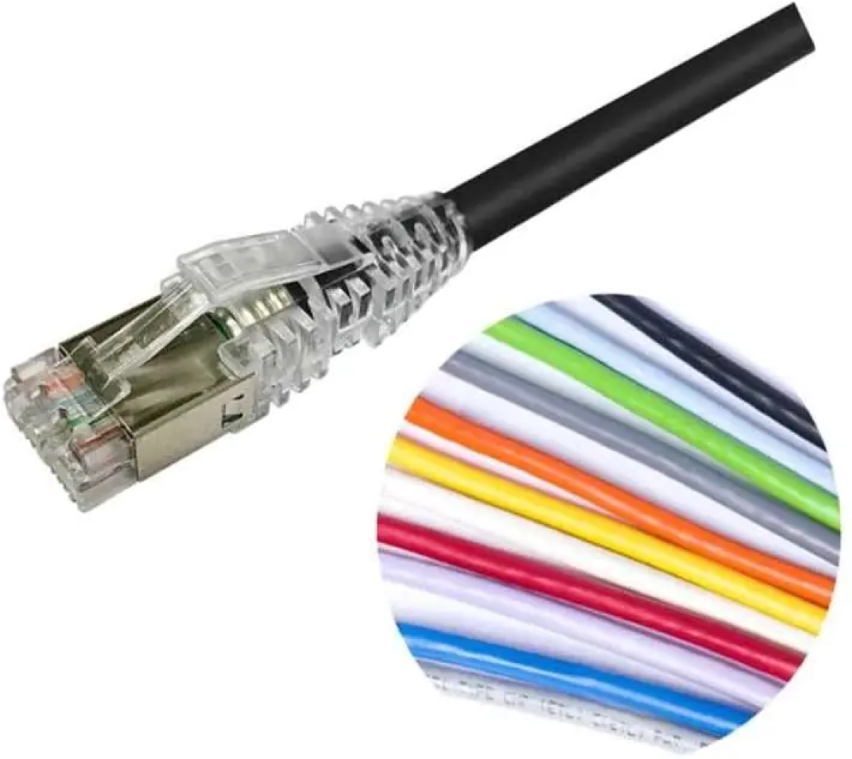 RJ45 пач корда категория 6a, S-FTP, бяла, NETCONNECTна ниска цена с бърза доставка - BestPC.BG