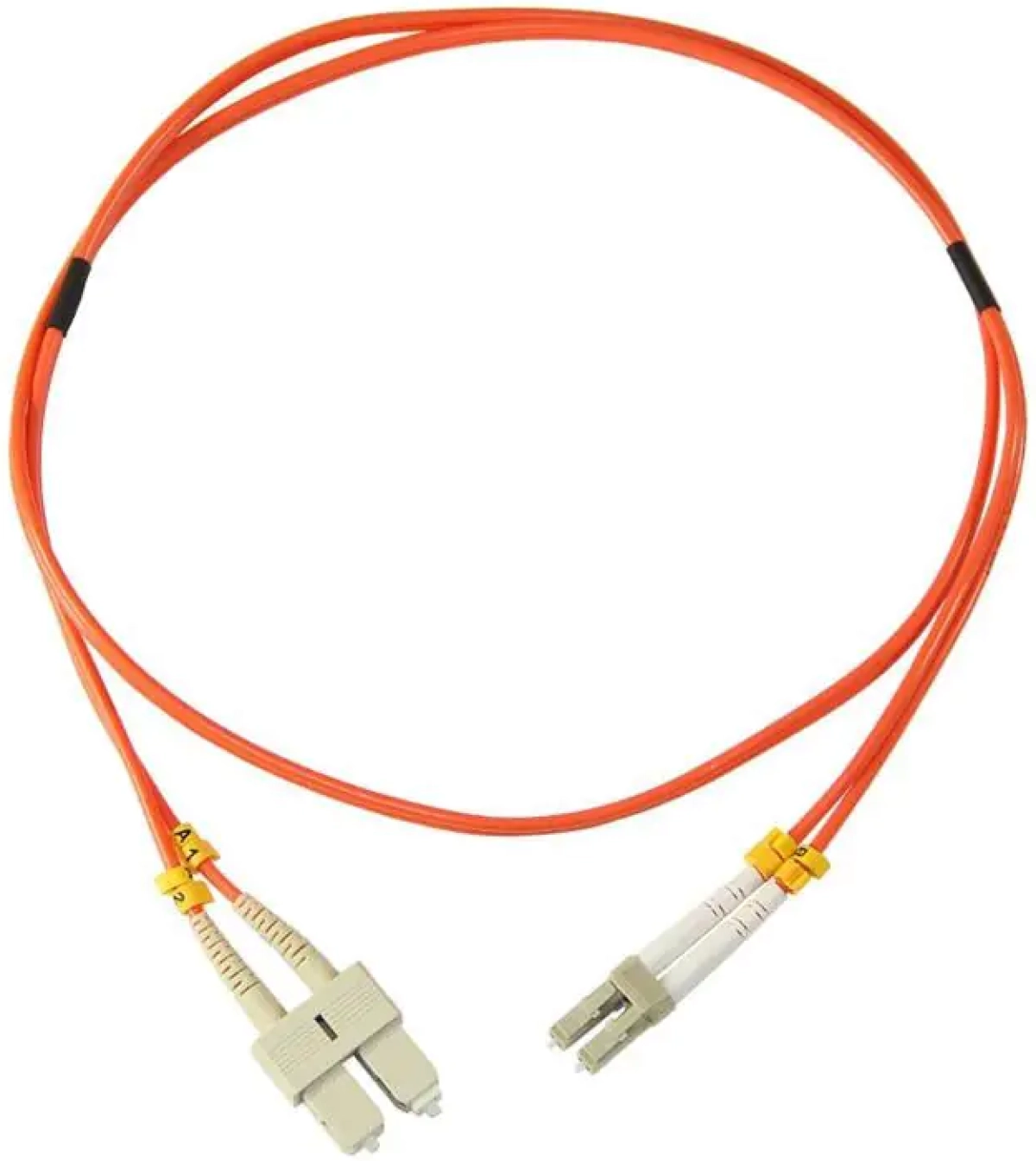LC-SC дуплексна пач корда, мултимод OM2, 2 мм., оранжева, Conneuна ниска цена с бърза доставка - BestPC.BG
