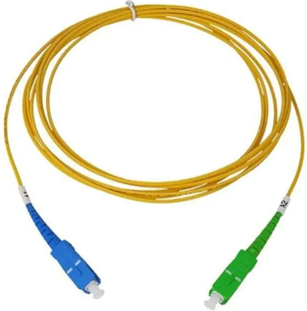 SC-APC-SC-UPC армирана симплексна пач корда, сингълмод OS2, жълта, Conneuна ниска цена с бърза доставка - BestPC.BG