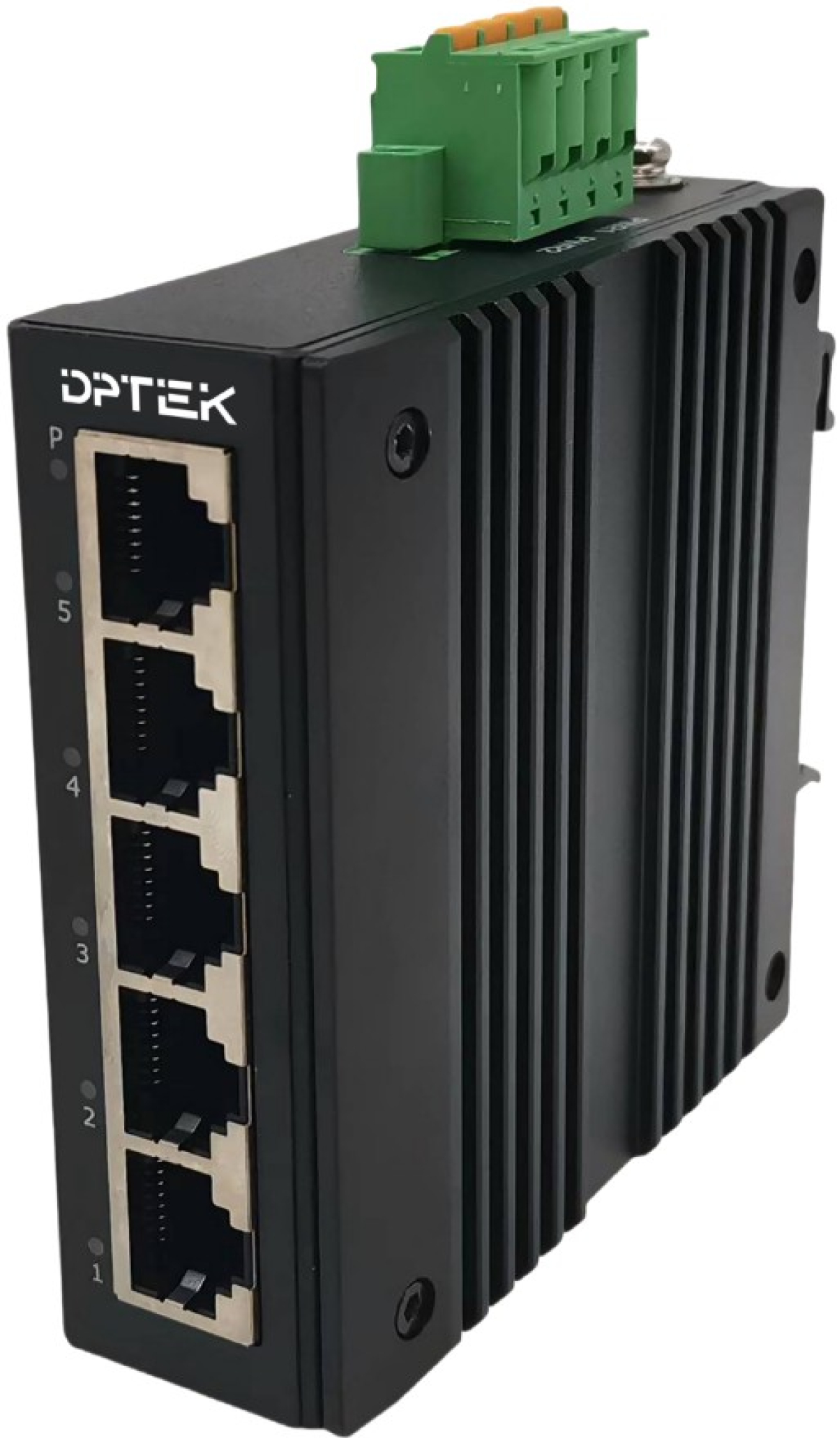 Комутатор/Суич DPTEK DK3110I-5T-M, 5х 10/100/1000, 802.3ab, 802.3az, IP40, 30х85х85 мм, Черенна ниска цена с бърза доставка - BestPC.BG