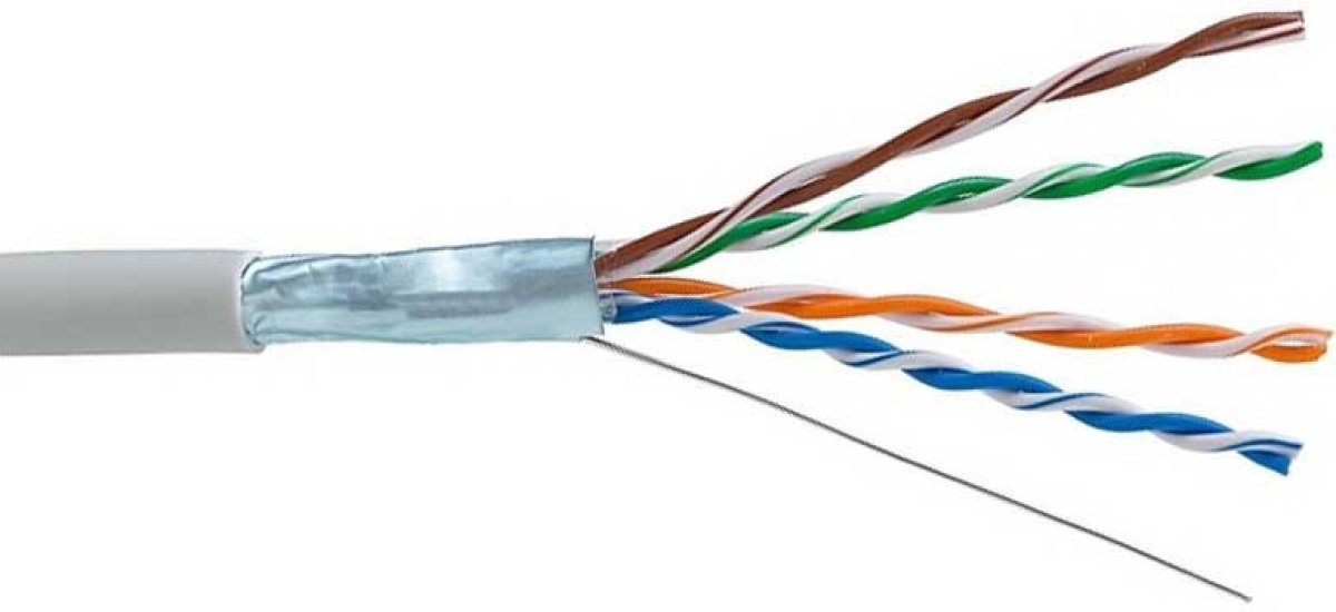 Инсталационен LAN кабел  F-UTP Cat. 5e кабел, 0.5 CCA, Conneu Light — 100 метрана ниска цена с бърза доставка - BestPC.BG