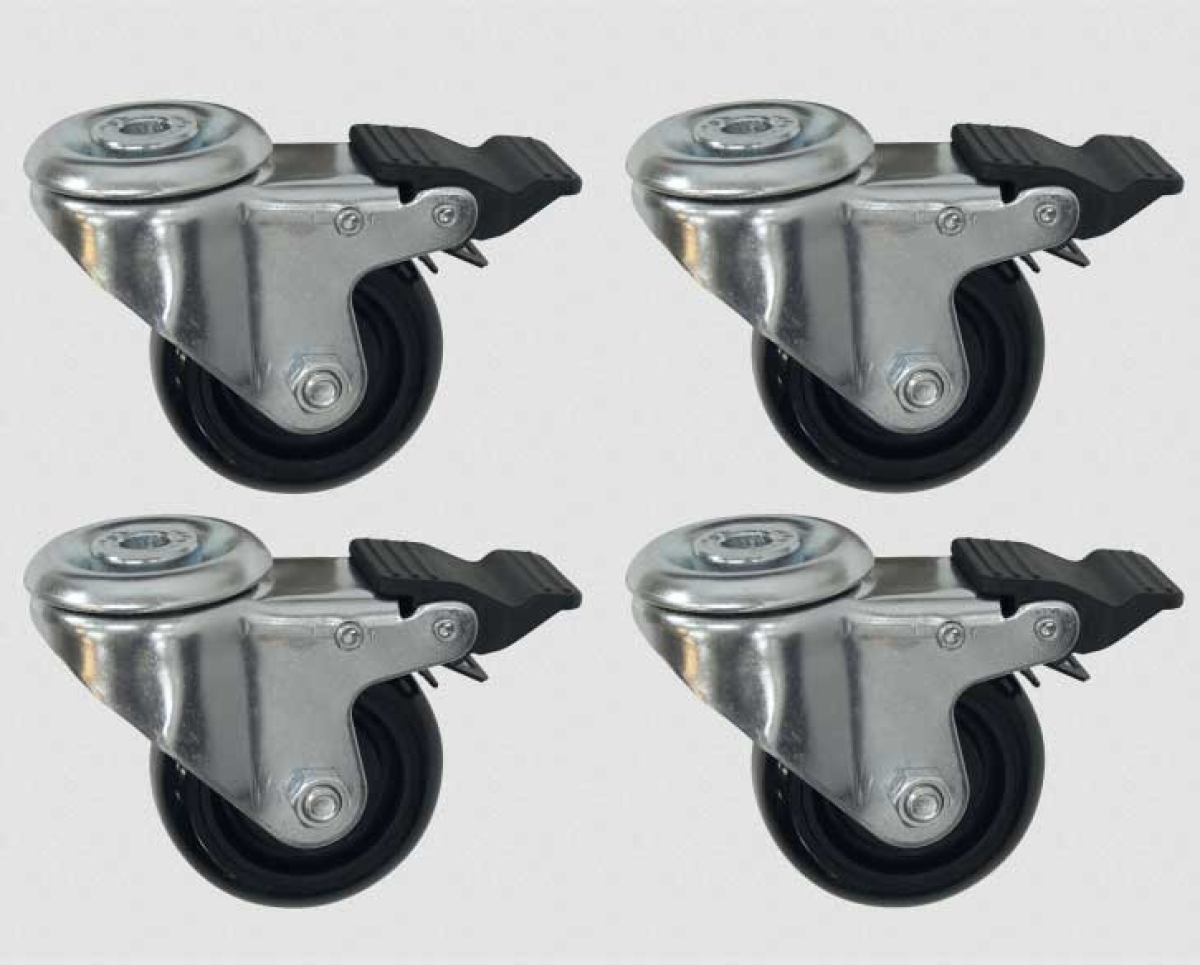 Инструмент/Тестер Комплект от 4 колела за стойка Runpotecна ниска цена с бърза доставка - BestPC.BG