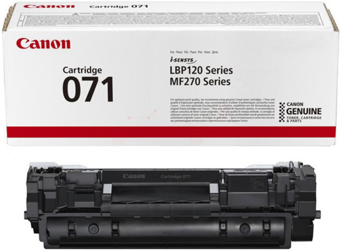 Canon Тонер CRG-071, 1200 страници-5%, Blackна ниска цена с бърза доставка - BestPC.BG