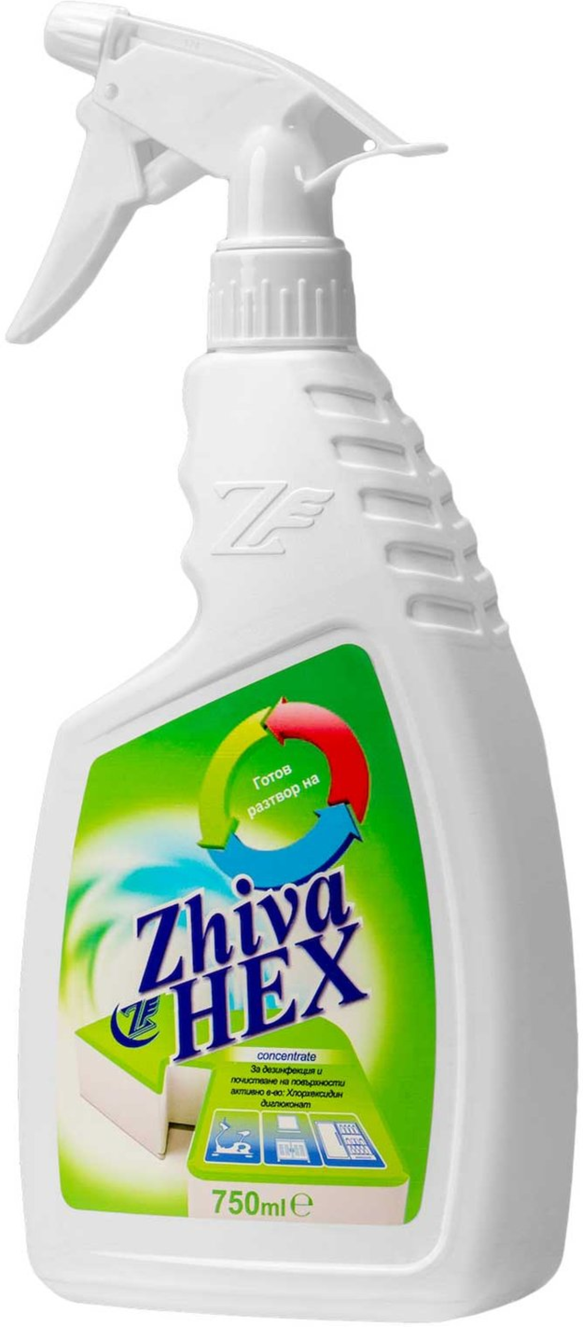 Почистващ продукт Живахекс Дезинфектант, готов разтвор, 750 mlна ниска цена с бърза доставка - BestPC.BG