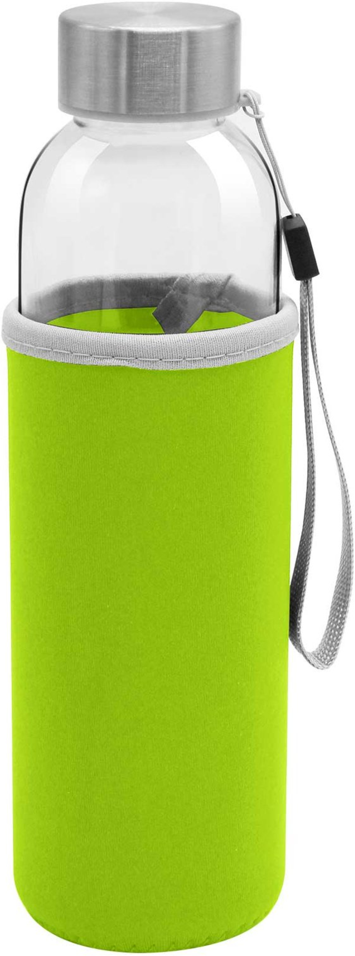 Halo Бутилка, стъклена, 500 ml, със зелен калъфна ниска цена с бърза доставка - BestPC.BG