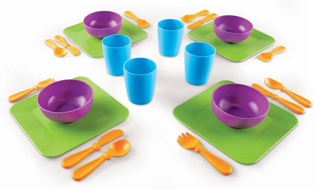Learning Resources Комплект принадлежности за хранене, за четиримана ниска цена с бърза доставка - BestPC.BG