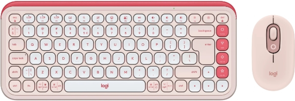 Клавиатура Logitech Pop Icon Combo - Rose - US INT'L - BT - N-A - INTNL-973на ниска цена с бърза доставка - BestPC.BG