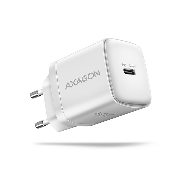 Принадлежност за смартфон USB-C Charger, 30W, QC4+, White, AXAGON ACU-PD30Wна ниска цена с бърза доставка - BestPC.BG