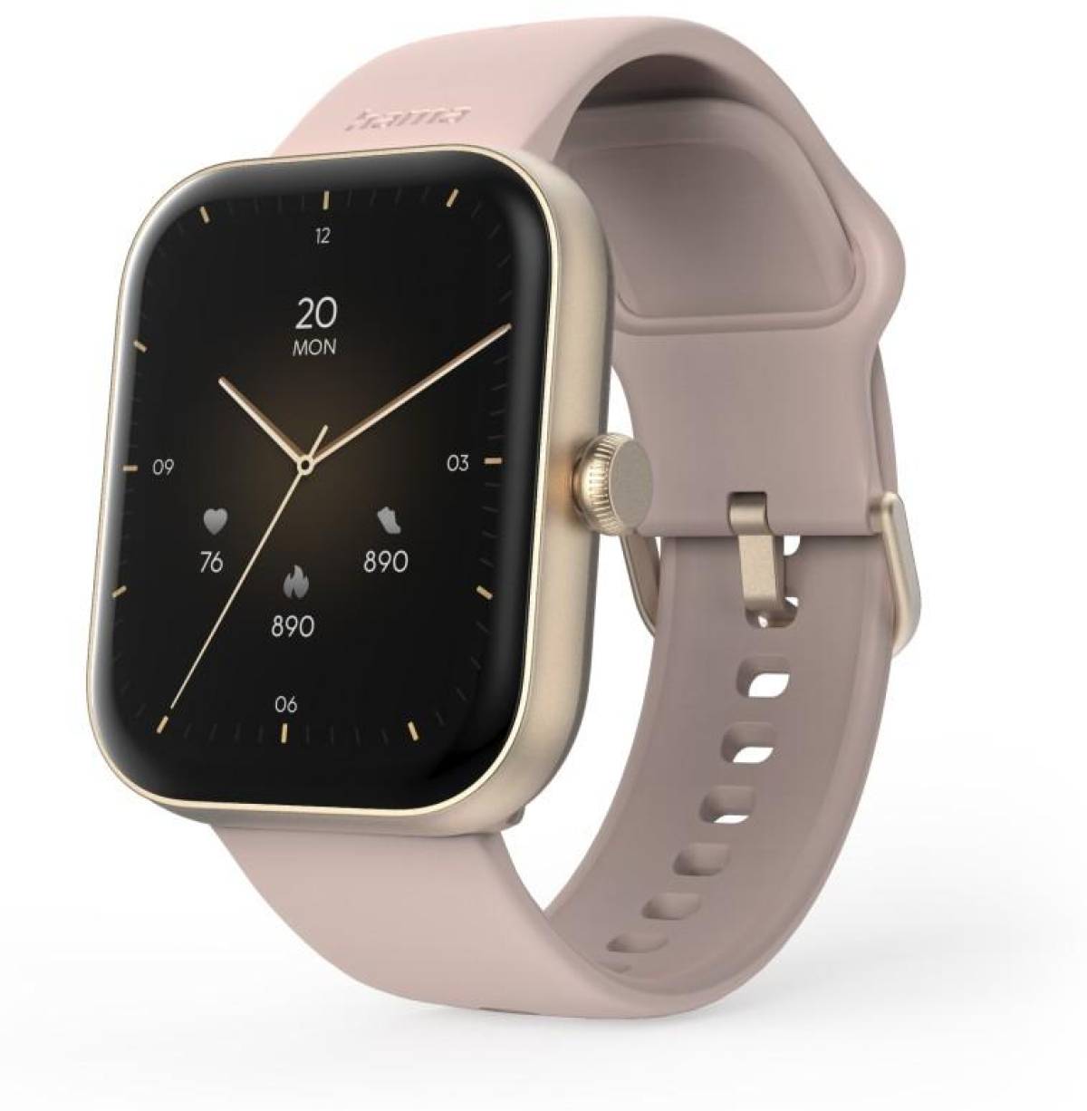 HAMA Смарт часовник 5000, Функция за телефон, Анализ на съня, Водоустойчив, 1,65, 178615, розов/златистна ниска цена с бърза доставка - BestPC.BG