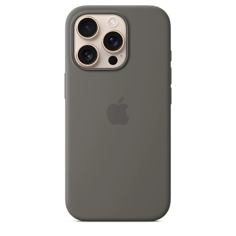 Калъф за смартфон Apple iPhone 16 Pro Silicone Case with MagSafe - Stone Grayна ниска цена с бърза доставка - BestPC.BG