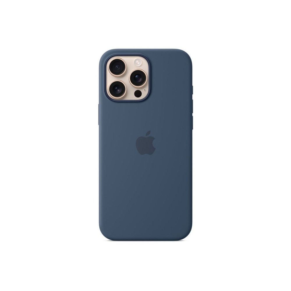 Калъф за смартфон Apple iPhone 16 Pro Max Silicone Case with MagSafe - Denimна ниска цена с бърза доставка - BestPC.BG