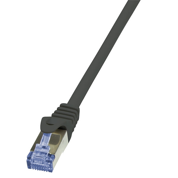 Медна пач корда Patch cable S-FTP Cat.6a 2m, Black, CQ3053Sна ниска цена с бърза доставка - BestPC.BG