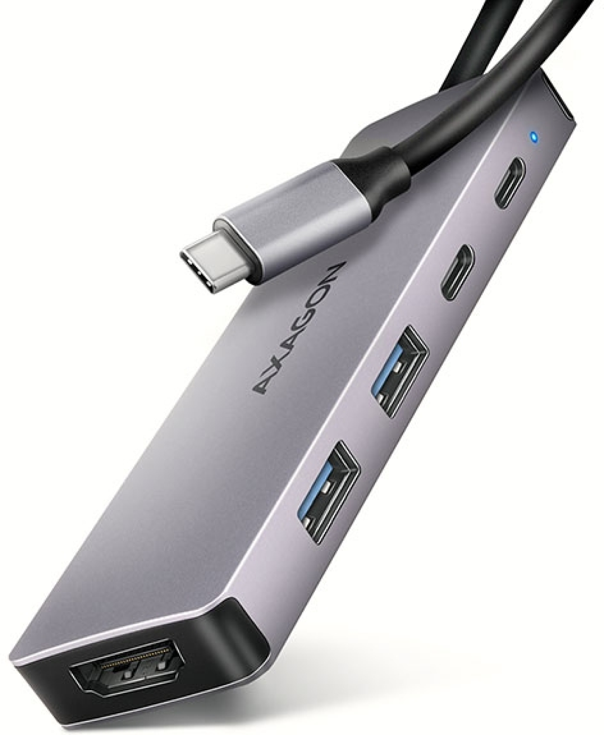 Докинг станция USB-C Multiport Dock, 5-port, PD, AXAGON HMC-5H60на ниска цена с бърза доставка - BestPC.BG