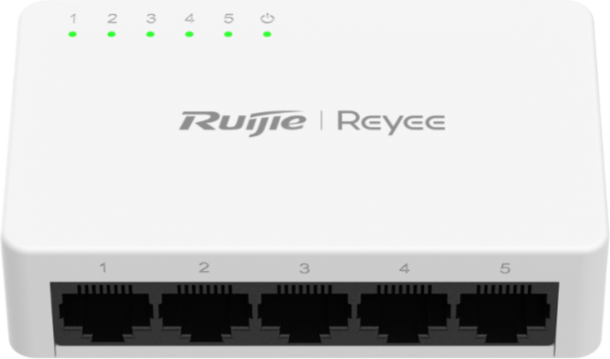 Комутатор/Суич Switch Ruijie RG-ES05F, 5x FE, настоленна ниска цена с бърза доставка - BestPC.BG