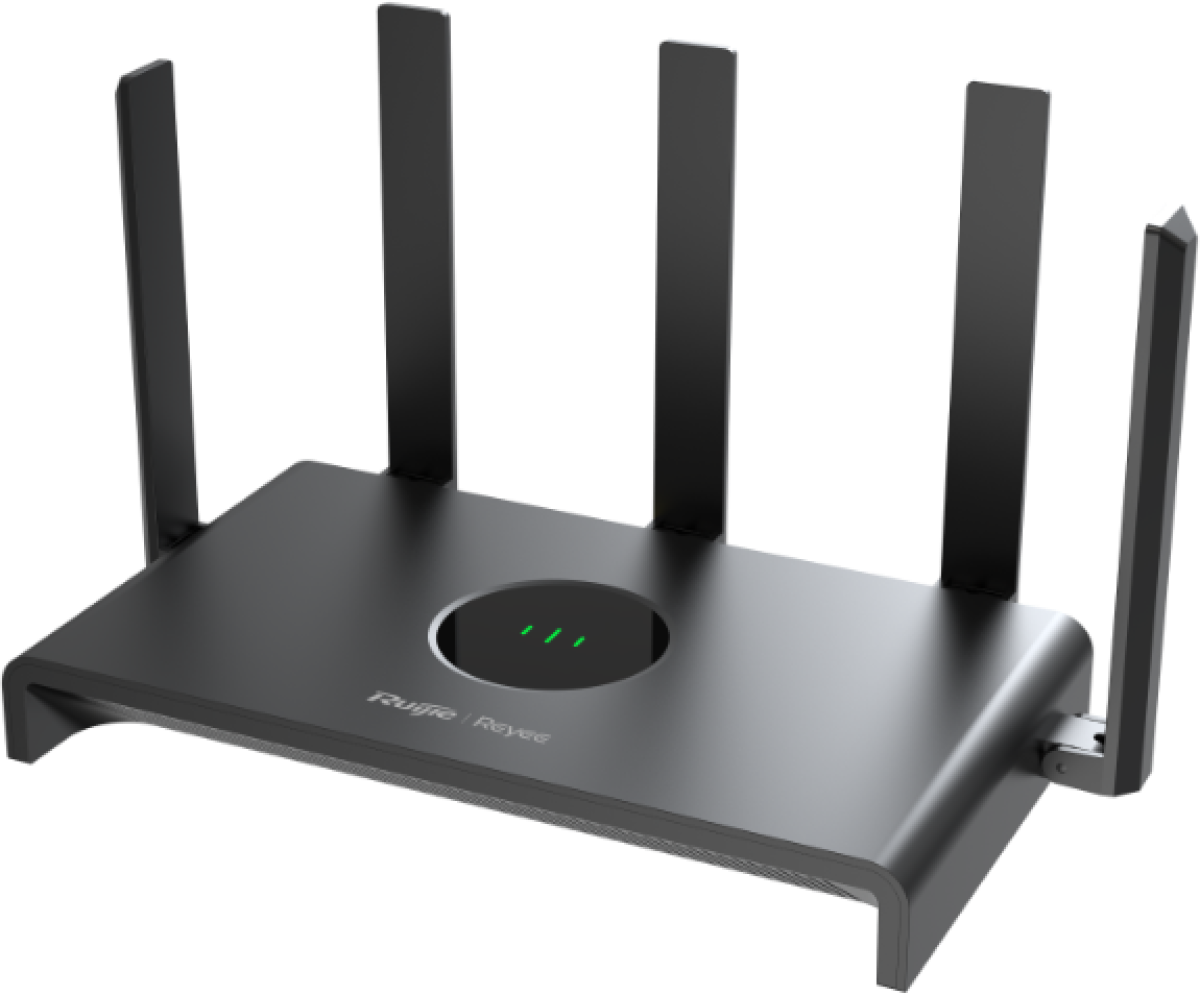 Безжичен рутер Ruijie RG-EW1300G, AC1300, 4xGbE, 5x 6 dBi ант.на ниска цена с бърза доставка - BestPC.BG