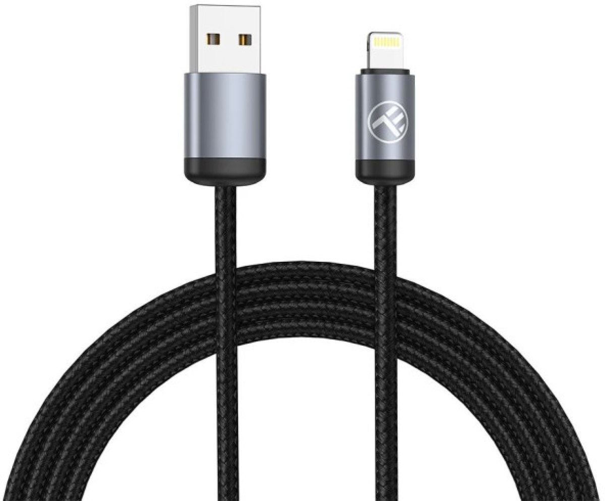 Tellur минималистичен USB към Lightning кабел, 3A, 1m, черенна ниска цена с бърза доставка - BestPC.BG