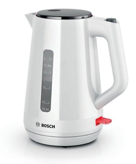 Електрическа кана Bosch TWK1M121, MyMoment Plastic Kettle, 2400 W, 1.7 l, Cup indicator, Limescale filterна ниска цена с бърза доставка - BestPC.BG