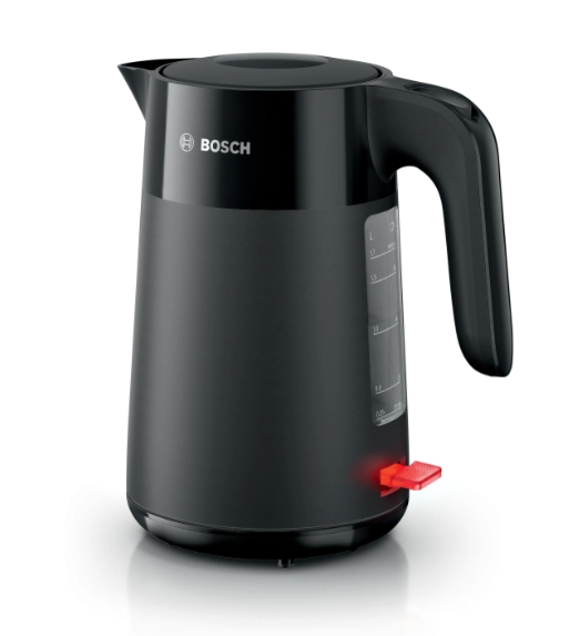 Bosch TWK2M163, Пластмасова кана MyMoment, 2400 W, 1,7 l, Индикатор за чаша, Черенна ниска цена с бърза доставка - BestPC.BG