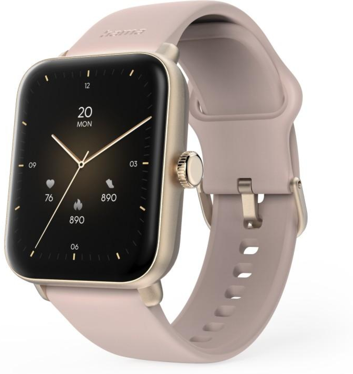 Смарт часовник HAMA 6010, GPS, TFT дисплей 1.65, функция за телефон, водоустойчив, 178620, Розовна ниска цена с бърза доставка - BestPC.BG