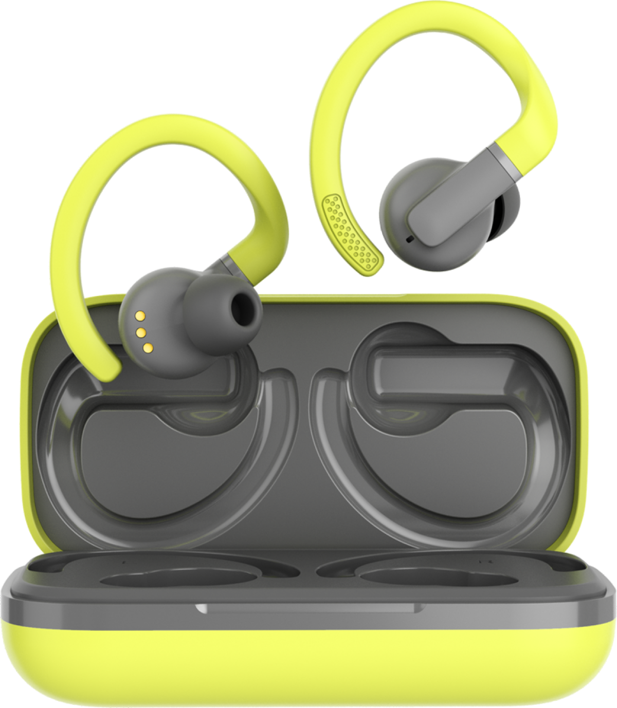 Слушалки CANYON headset OnRun 11 Sport Wireless charge, зелени/Жълтина ниска цена с бърза доставка - BestPC.BG