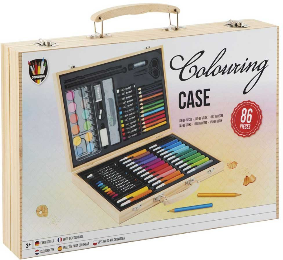 Moxy Комплект за оцветяване, в дървено куфарче, 86 частина ниска цена с бърза доставка - BestPC.BG