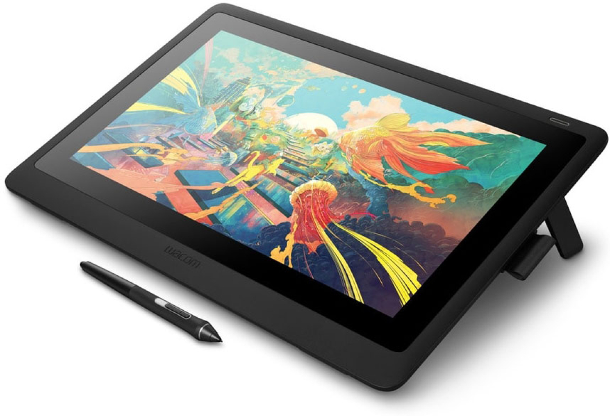 Wacom Графичен таблет Cintiq 16, 5080 lpi, USB, HDMI, черенна ниска цена с бърза доставка - BestPC.BG