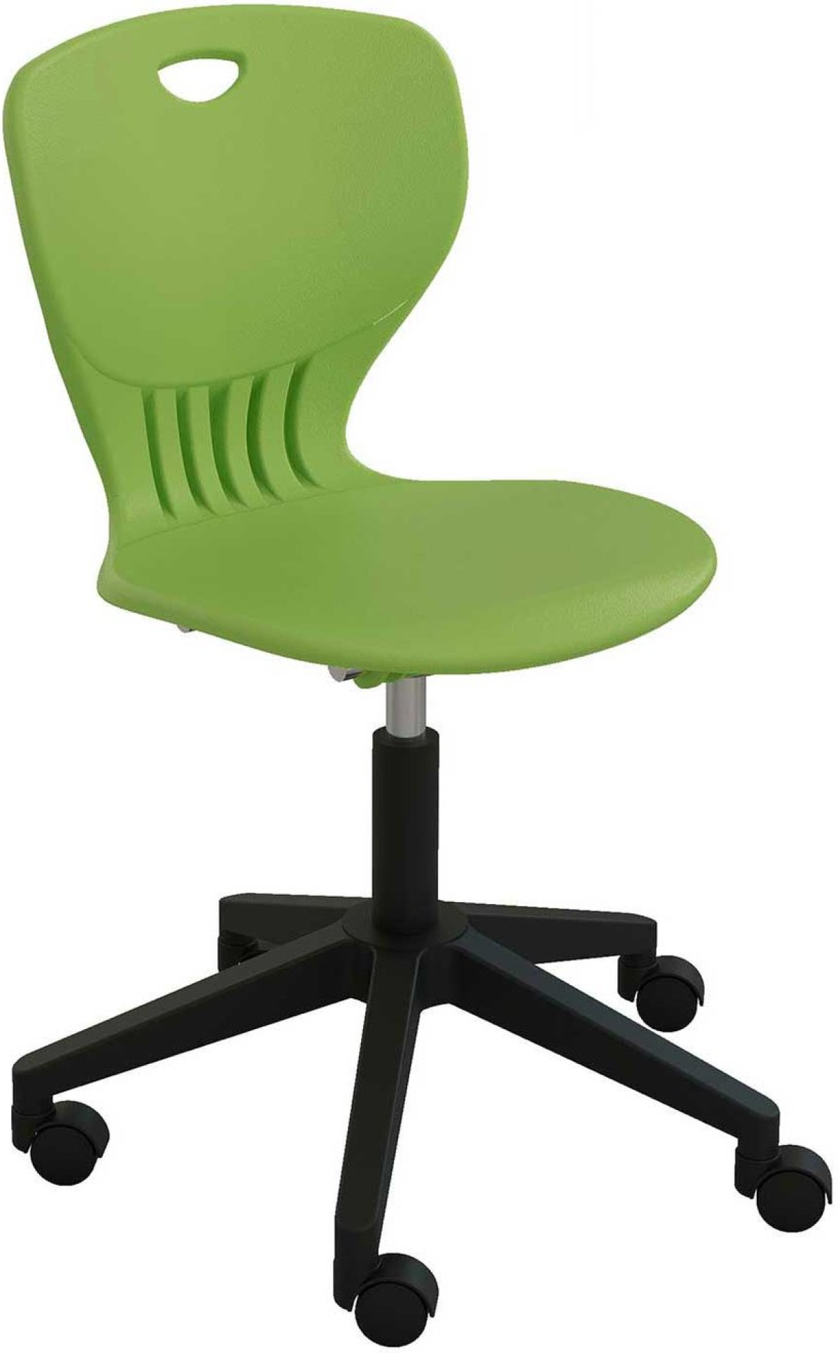 Ученически стол RFG Maxima Move Black, полипропилен, до 120 kg, зеленна ниска цена с бърза доставка - BestPC.BG