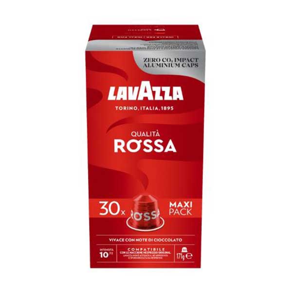 Lavazza Кафе капсула Nespresso, Qualita Rossa Maxi, стандарт, 30 брояна ниска цена с бърза доставка - BestPC.BG