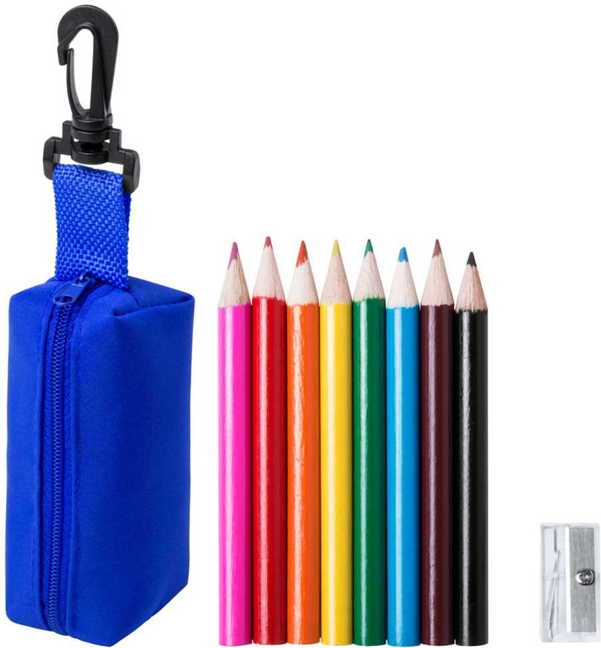 Medina Моливи, 8 цвята, с острилка, в син калъфна ниска цена с бърза доставка - BestPC.BG