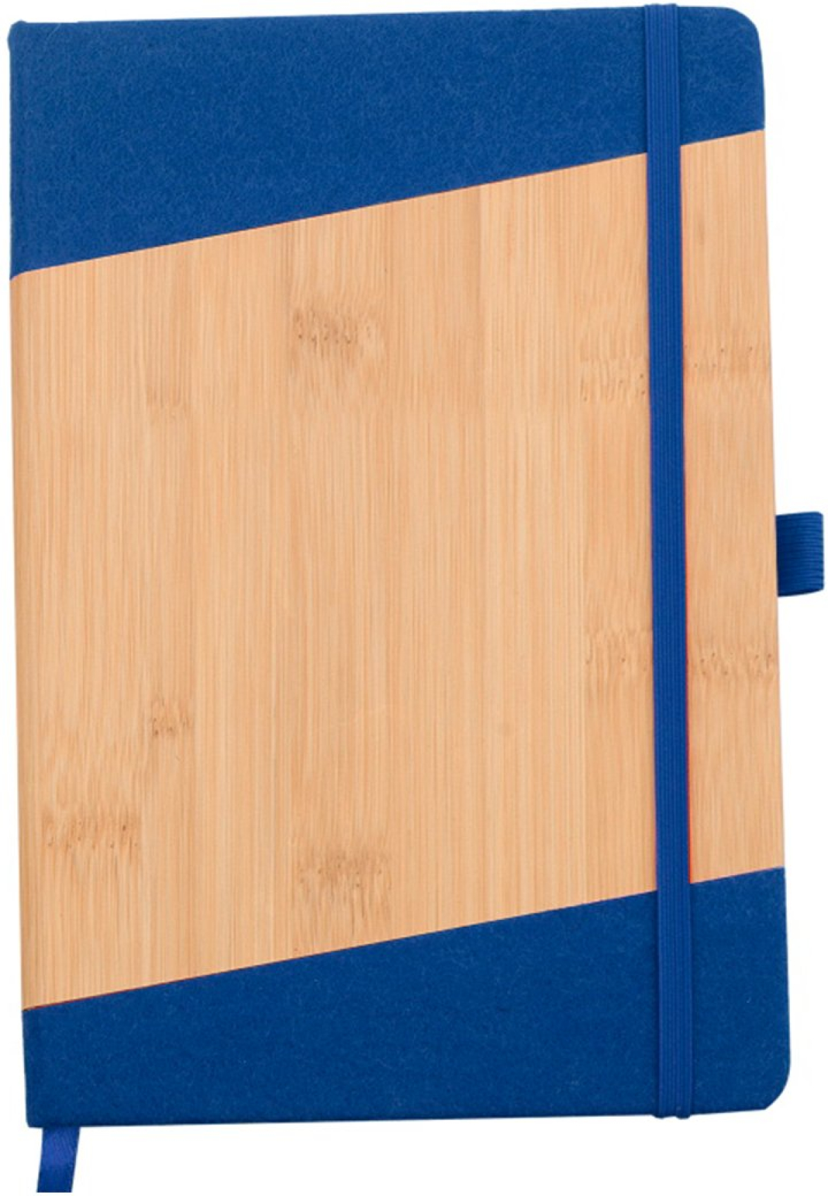 Kyoto Тефтер Деним, филц и бамбук, A5, широки редове, 80 листа, синна ниска цена с бърза доставка - BestPC.BG