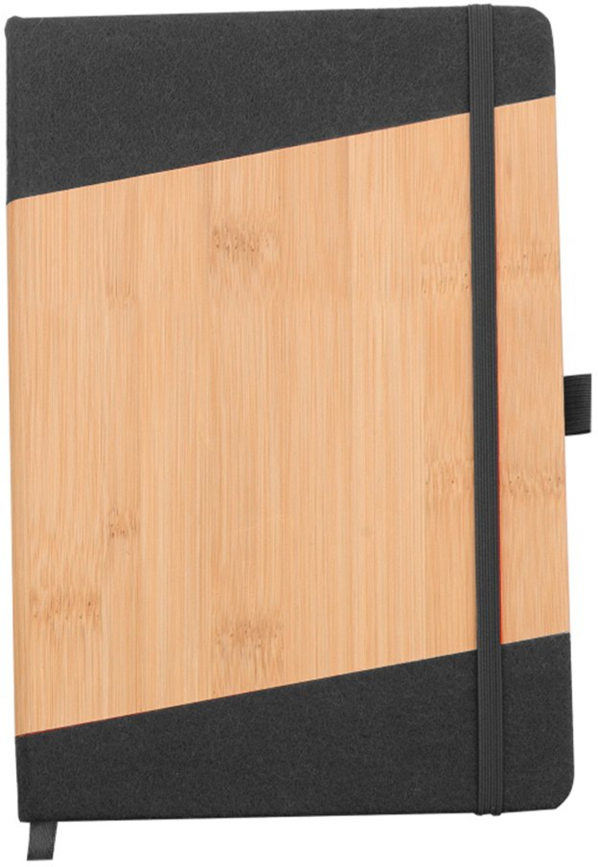 Kyoto Тефтер Деним, филц и бамбук, A5, широки редове, 80 листа, черенна ниска цена с бърза доставка - BestPC.BG