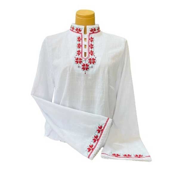 Продукт Риза с бродерия, детска, размер 140 cm, възраст 10 години, модел 2на ниска цена с бърза доставка - BestPC.BG