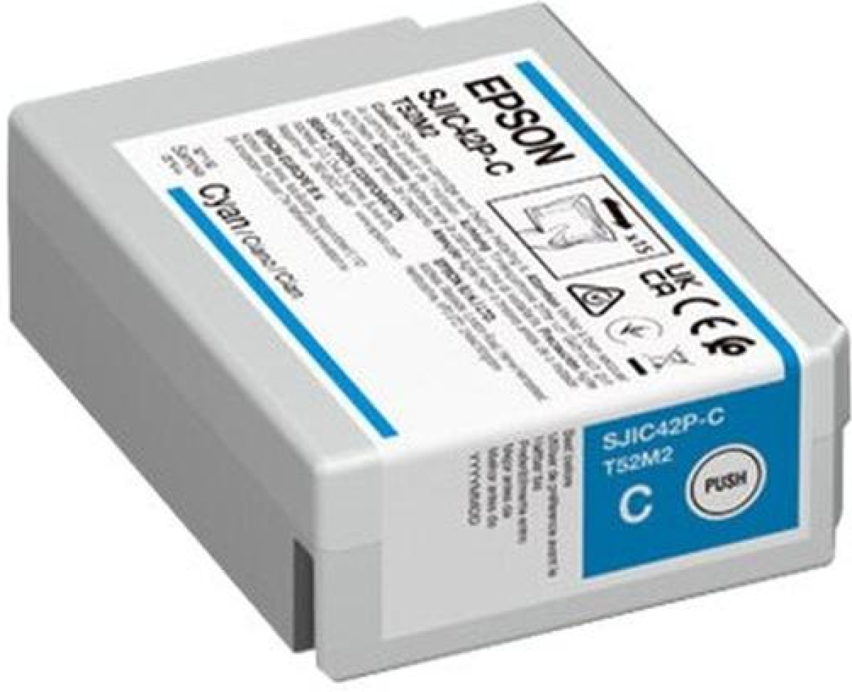 Принадлежност за плотер Epson SJIC42P-C Ink cartridge for ColorWorks C4000e (Cyan)на ниска цена с бърза доставка - BestPC.BG