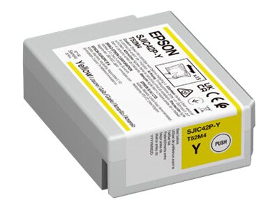 Принадлежност за плотер Epson SJIC42P-Y Ink cartridge for ColorWorks C4000e ( Yellow)на ниска цена с бърза доставка - BestPC.BG