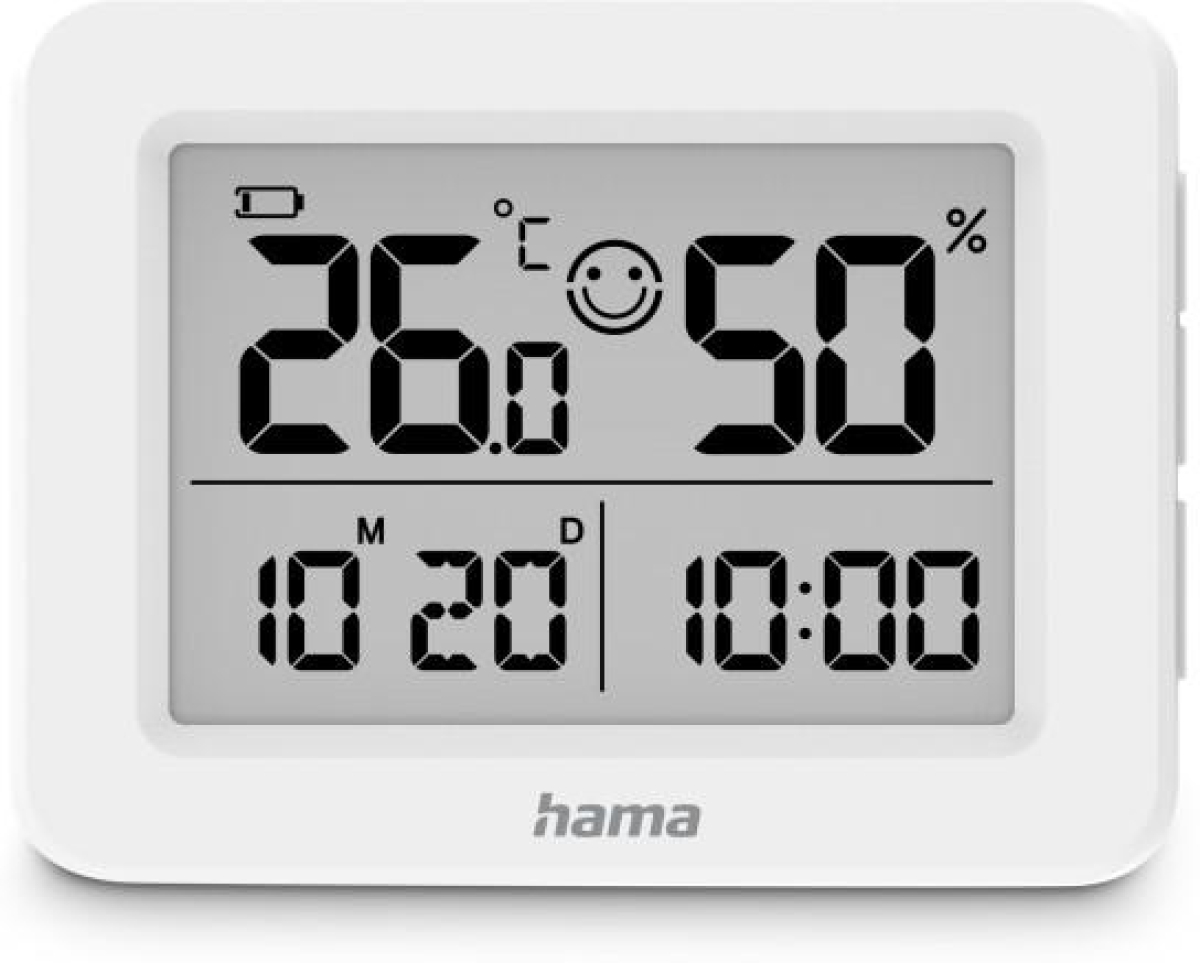 Станция HAMA Електронна метеостанция, Lefkada, Термометър и влагомерна ниска цена с бърза доставка - BestPC.BG