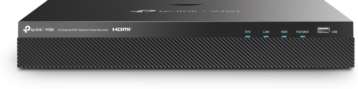 Видеорекордер 16-канален NVR TP-Link VIGI NVR2016H-16MPна ниска цена с бърза доставка - BestPC.BG