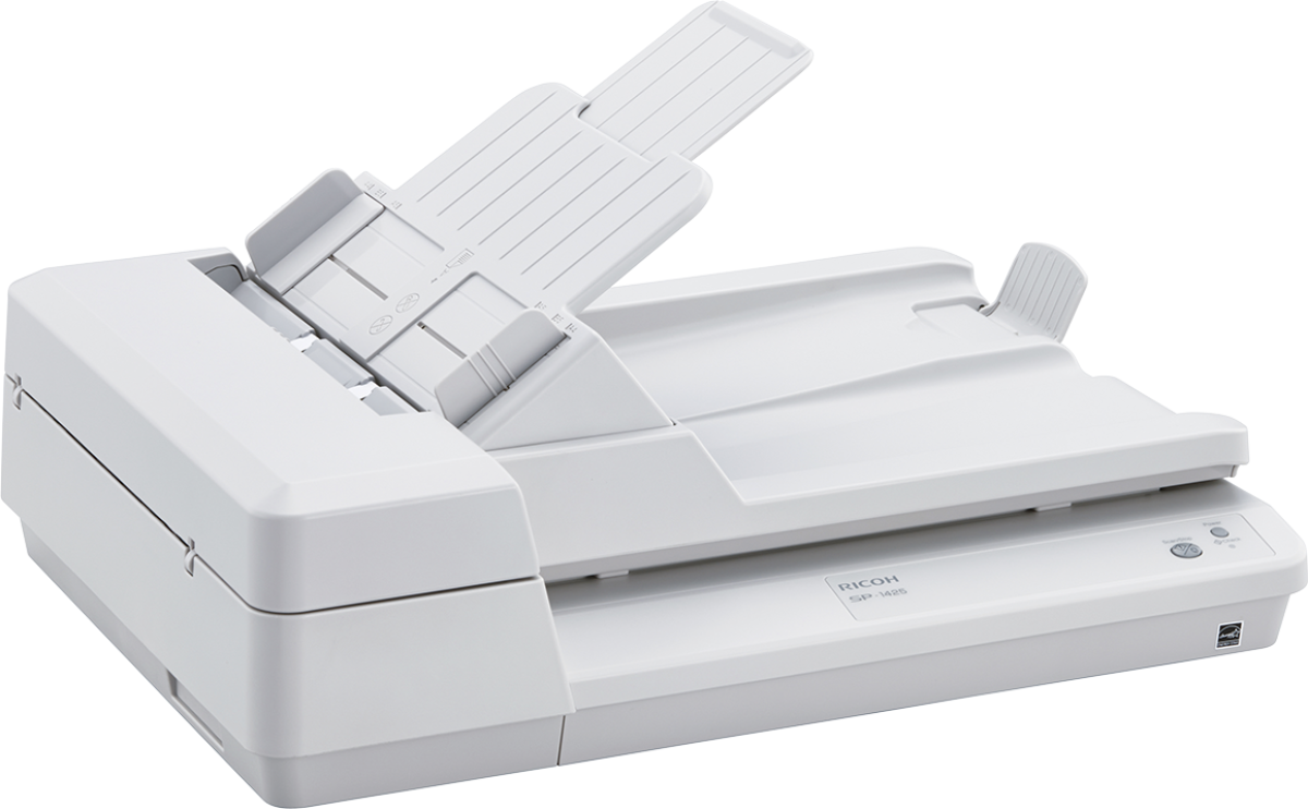 Скенер Документен скенер Ricoh SP-1425 комбиниран с настолен, 25ppm, Duplex ADF, LED, USB 2.0на ниска цена с бърза доставка - BestPC.BG