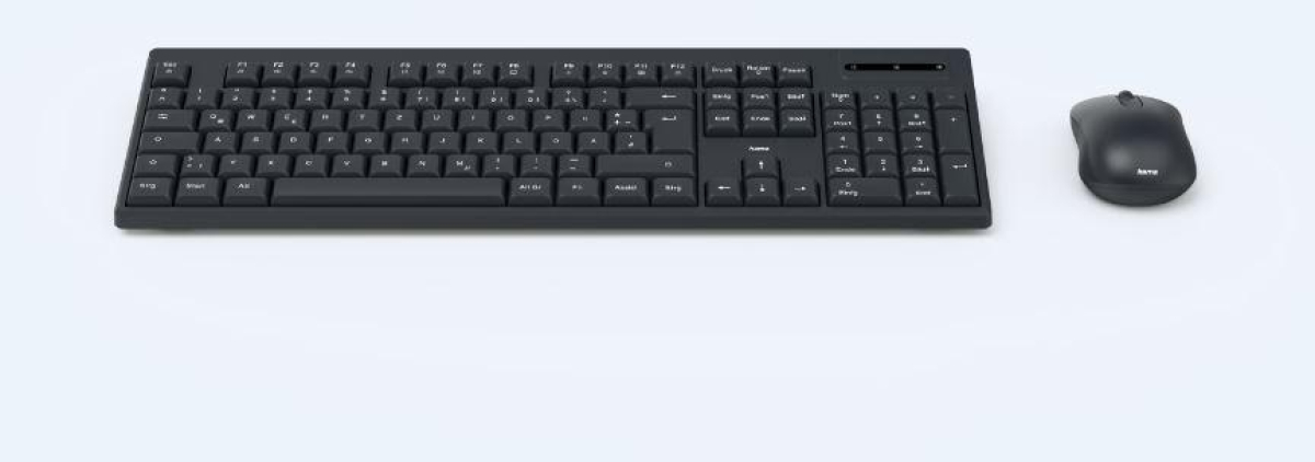 HAMA Комплект безжична клавиатура с мишка WKM-100, 173051на ниска цена с бърза доставка - BestPC.BG