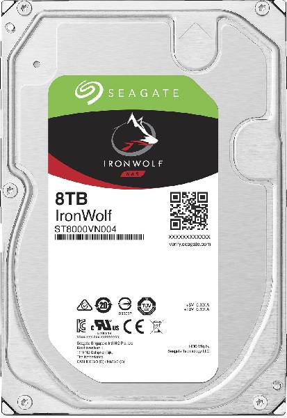 HDD вътрешен Seagate IronWolf - 8 TB, 256 MB кеш, 7200 об/мин., SATA 6Gb/s, 3.5"на ниска цена с бърза доставка - BestPC.BG